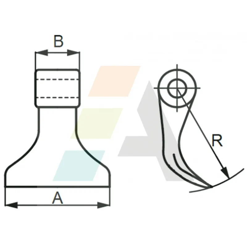 Marteau 88x38x110 Ø 18,5mm broyeur FAE Certifié