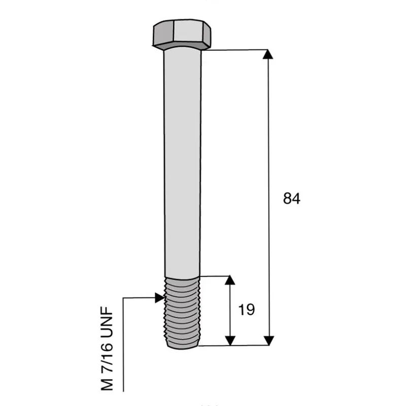 Expédition Rapide Vis 595224 pour broyeur ROUSSEAU MAC CONNEL CMV