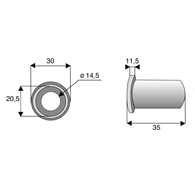 Entretoise epaulée 7190172 1777721 BOMFORD SPEARHEAD Acheter Direct