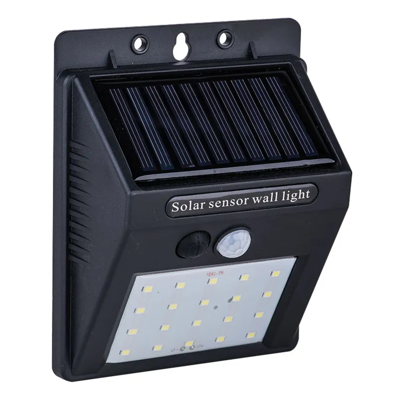 Lampe solaire 20 LED 180Lm avec detecteur 120° Marque