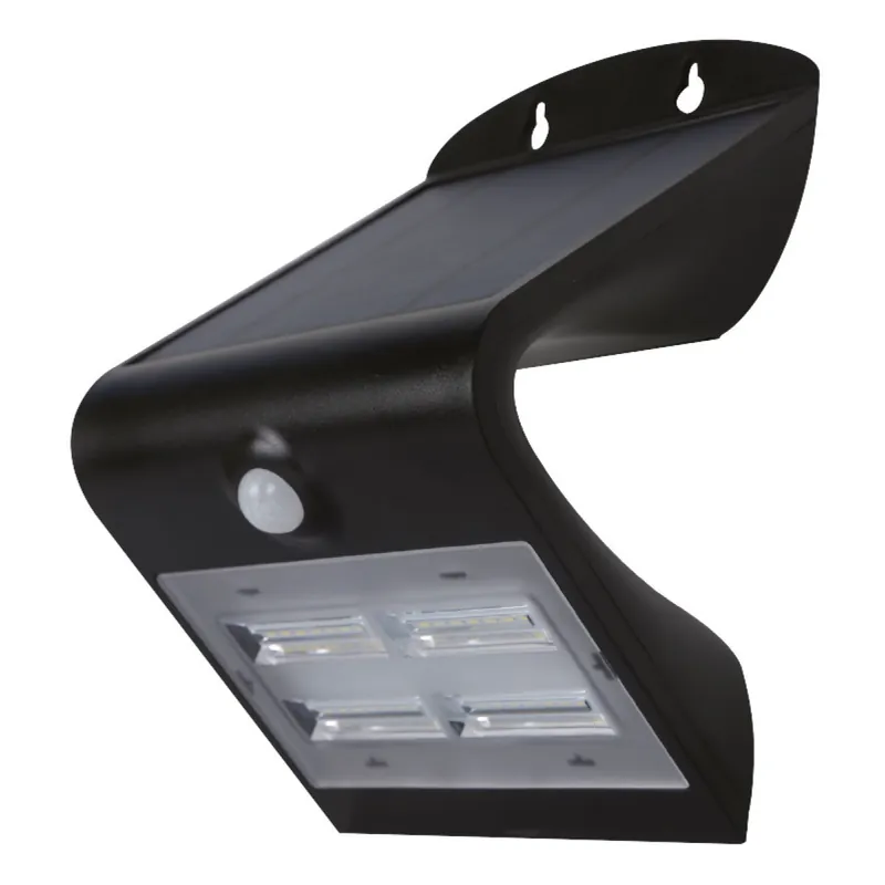 Lampe solaire LED 400Lm avec detecteur 120° Pas Cher
