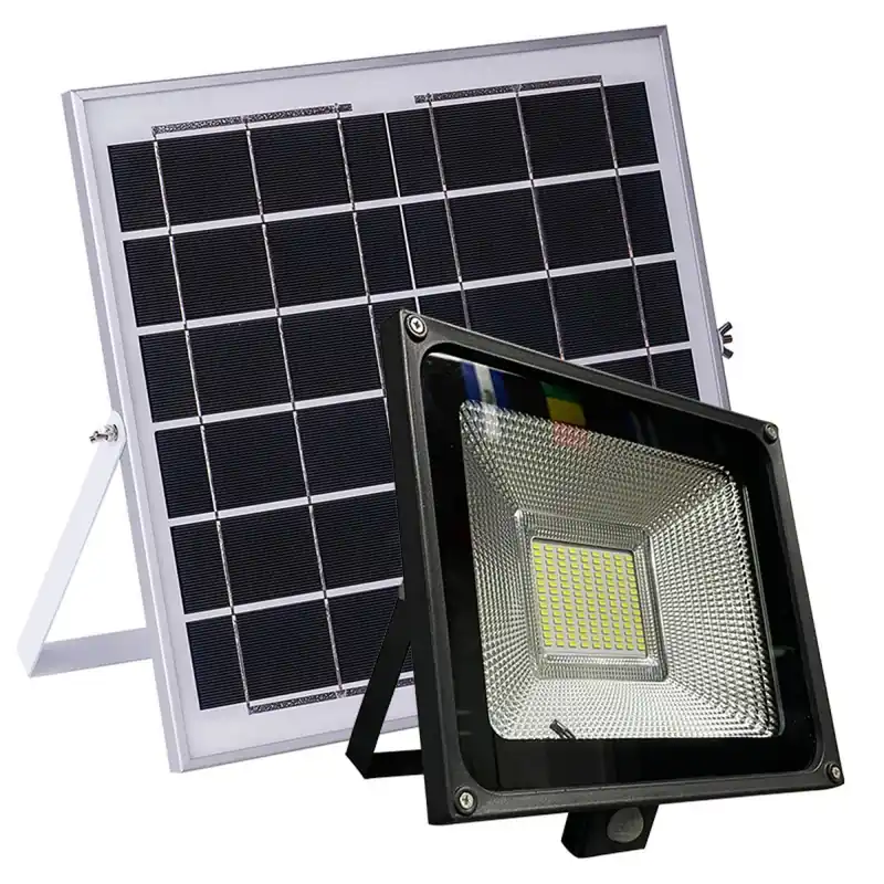 Projecteur solaire LED 30W 750Lm détecteur et télécommande Réduction