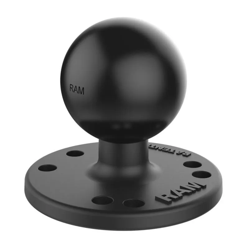 Base plaque ronde avec boule taille C RAM Commande En Gros