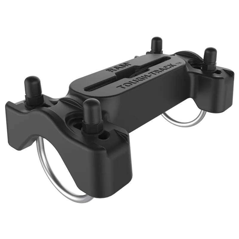 Produit De Marque Double base pour tube en U Ø5,08 à 6,66 cm et rail Tough-Track 17,78cm RAM