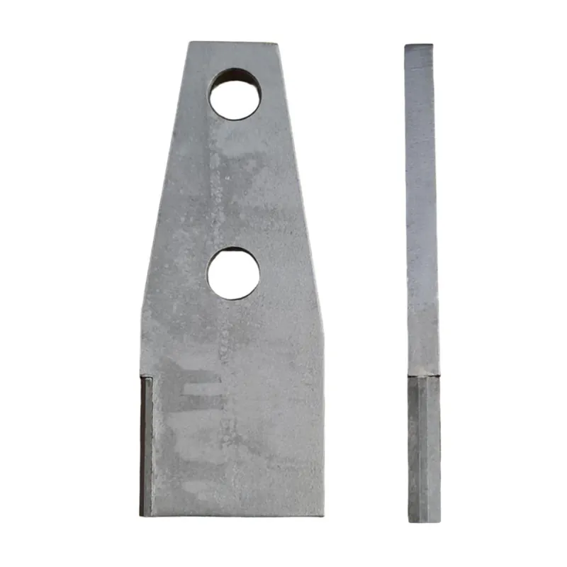 Couteau carbure Ø13mm 156x60x12mm épandeur DEGUILLAUME Authentique