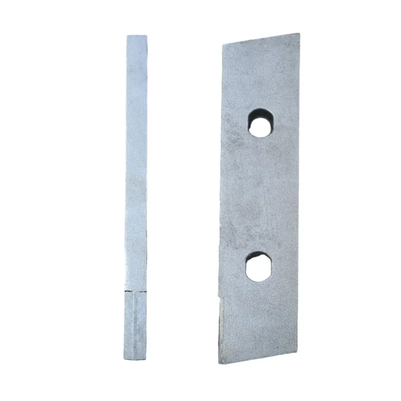 Couteau carbure 220x55x15mm droit épandeur SODIMAC Paiement Sécurisé