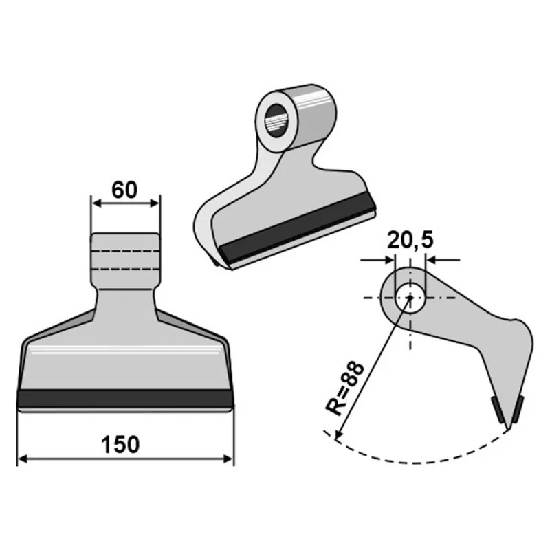 Prix Bas Marteau broyeur PTA SICMA, HUMUS, 5714130, 224.92.390