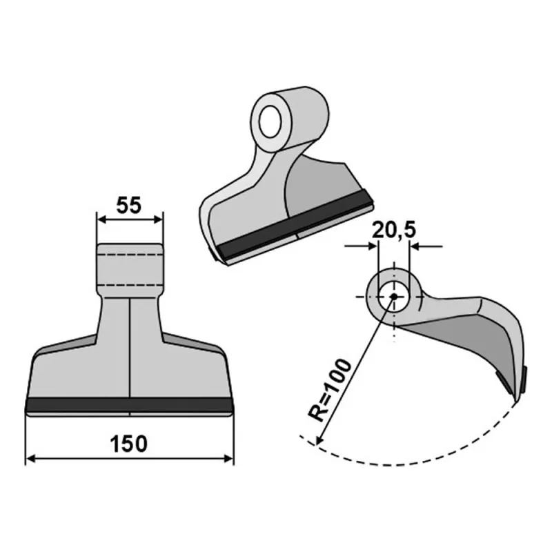 Marteau broyeur PTA AGRIMASTER, ORSI, LAGARDE, ZAPPATOR Prix Choc
