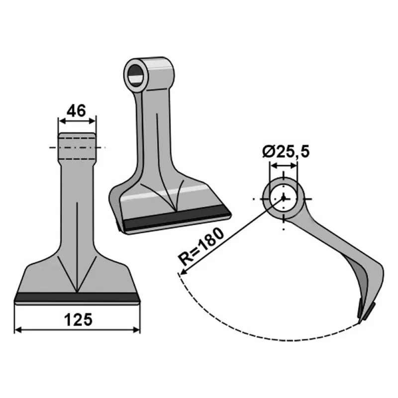 Prix Cassé Marteau broyeur PTA MASCHIO, T30004025, T30004027R