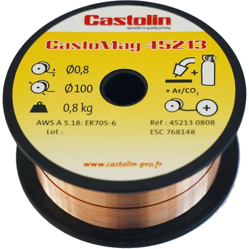 Fil plein 1,0mm 4521 15kg CastoMag CASTOLIN Jusqu'à Épuisement Des Stocks