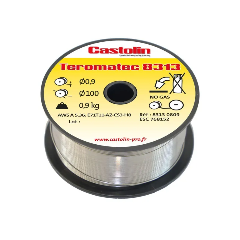 Réduction Fil fourré 0,9mm 8313 5kg TeroMatec CASTOLIN