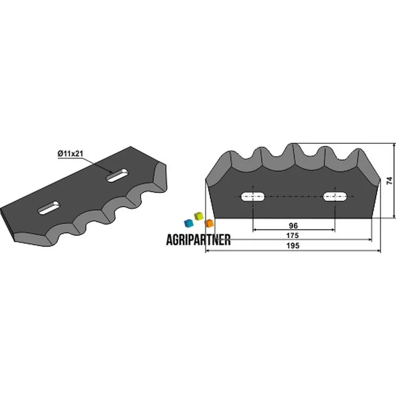 Couteau 128/2 mélangeuse MARMIX Certifié