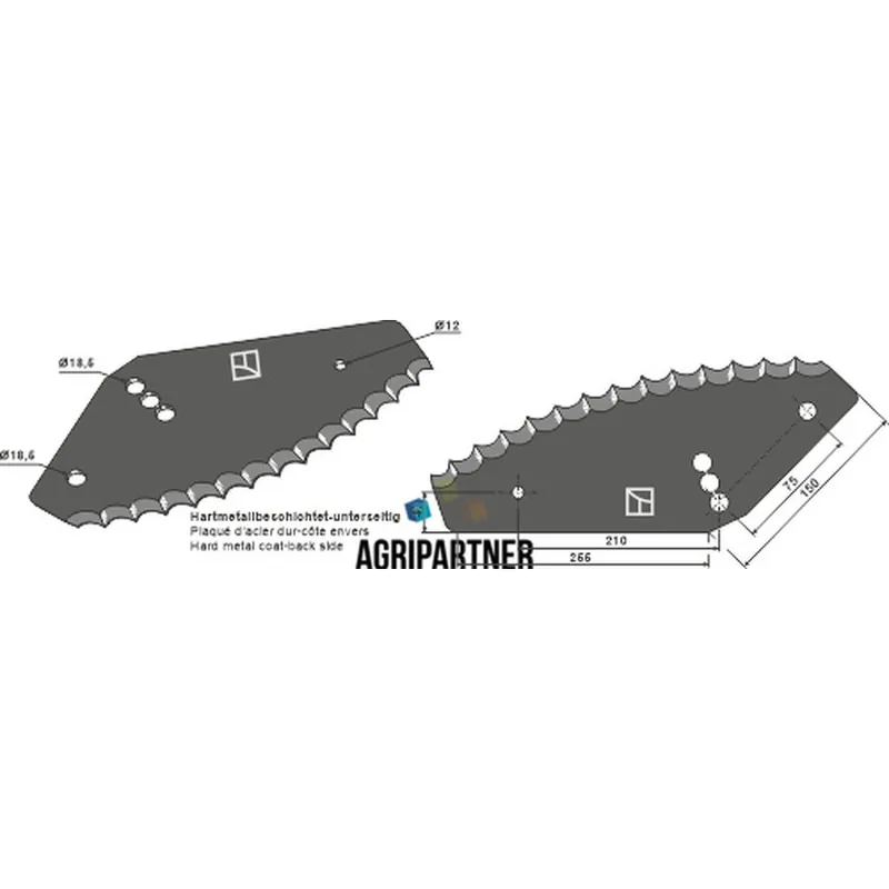 Livraison Express Couteau 300107 carbure mélangeuse MAYER