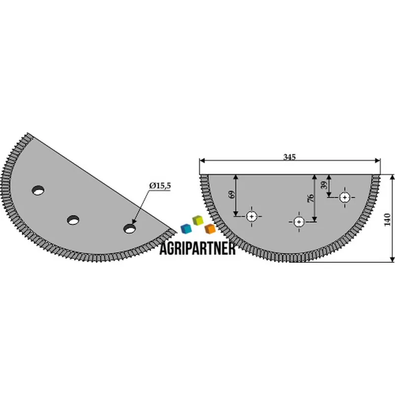 Couteau Ø15,5mm mélangeuse UNIMIX UNGARN-MEZÖGEP Quantité Limitée