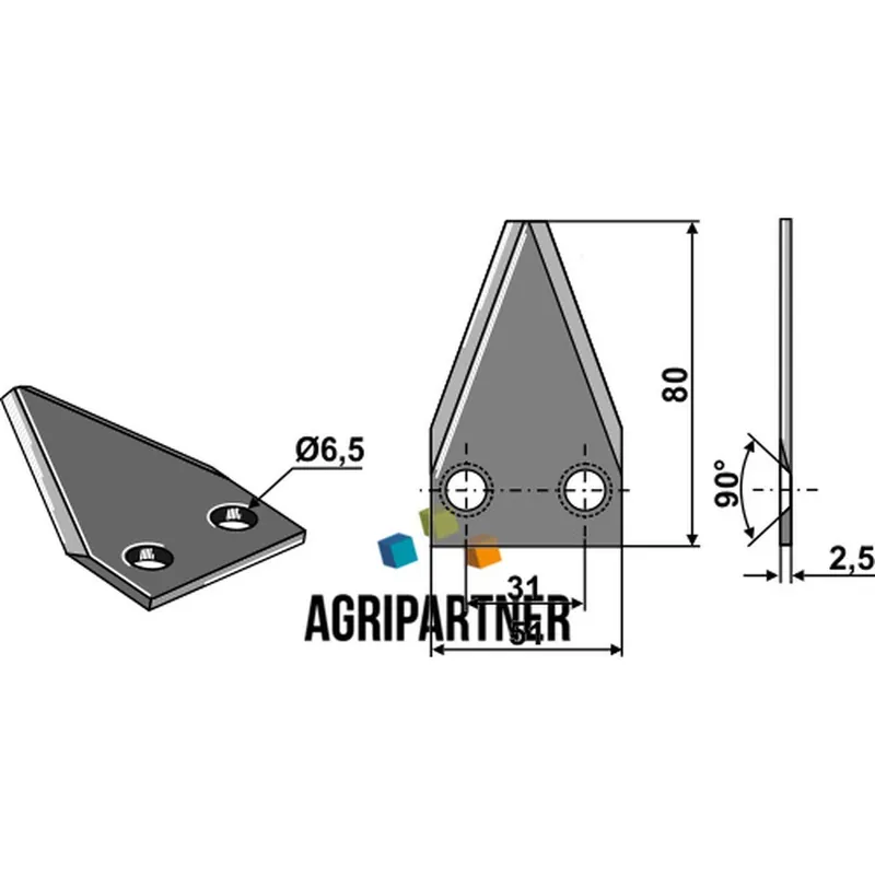 Prix Choc Couteau 94833001 mélangeuse DELAVAL