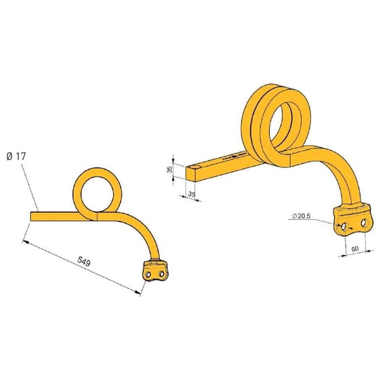 Offre Exclusive Dent sécurité TCS-SR35-511 déchaumeur AGRISEM origine