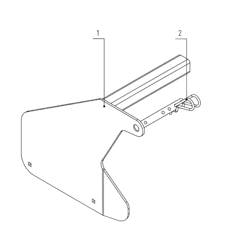 Kit déflecteur gauche DOM8-08-001 AGRISEM Disc-O-Mulch Vente Directe