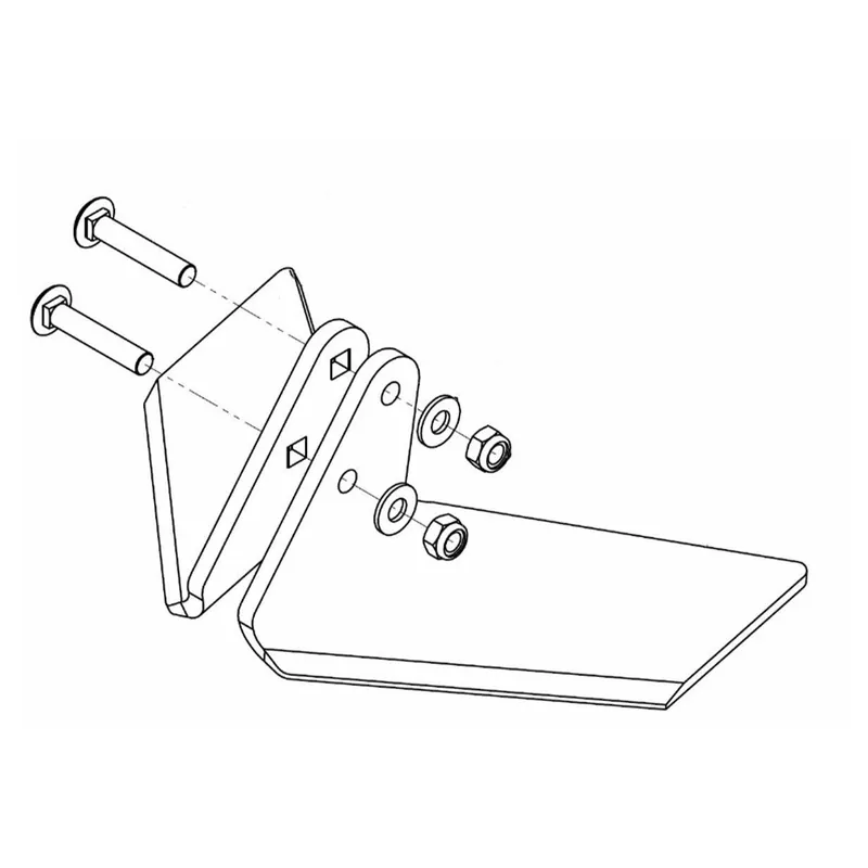 Réduction Kit AGM11-03-010 ailerons déchaumeur AGRISEM Agromulch