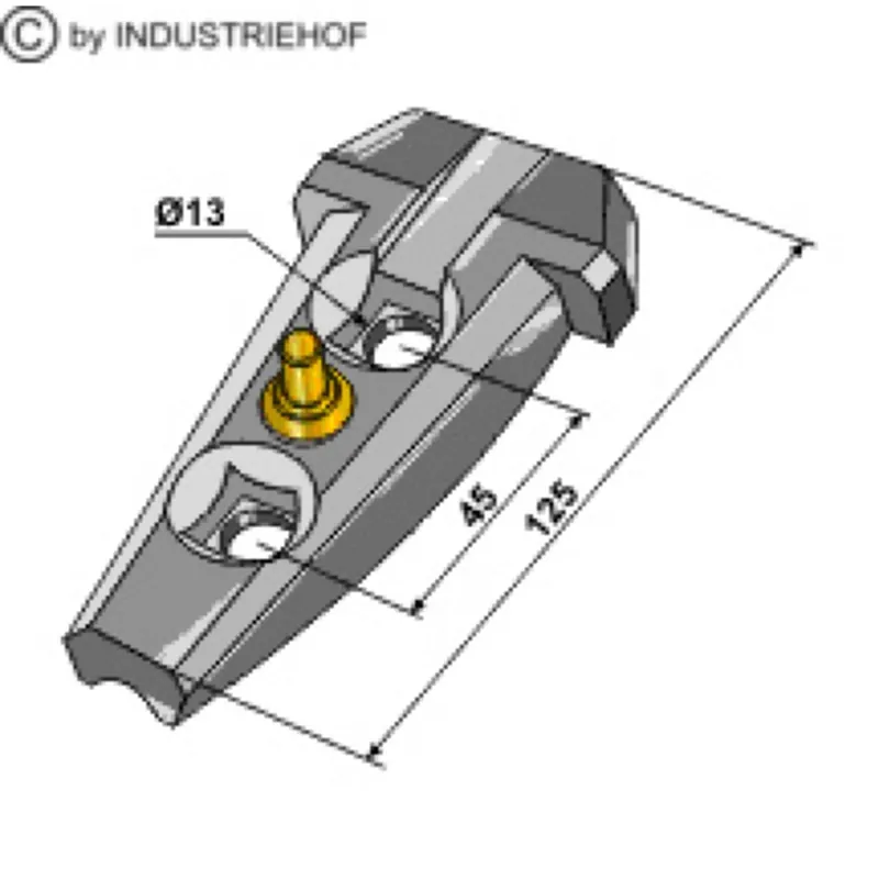 Acheter Direct Adaptateur BOURGAULT 200-QCA-4710 RF22679 pour déchaumeur