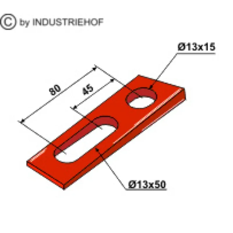 Remise Cale 2° 200-WDG-0206 adaptateur déchaumeur BOURGAULT