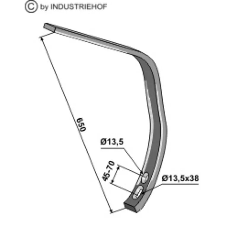 Prix Cassé Lame 506211 inférieure cultivateur KOCKERLING