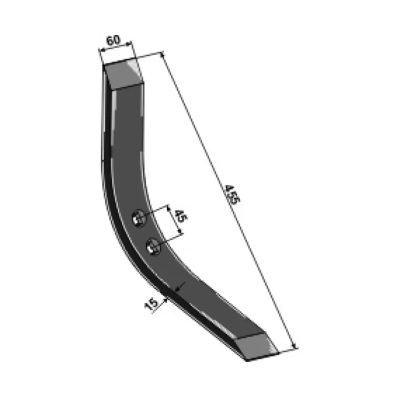 Satisfait Ou Remboursé Soc 3375420 étroit vibroculteur LEMKEN 455x60x15 réversible