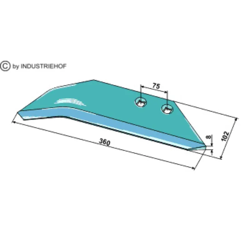 Soc aileron GG51 6342.50.10 déchaumeur RABE Promotion Saisonnière