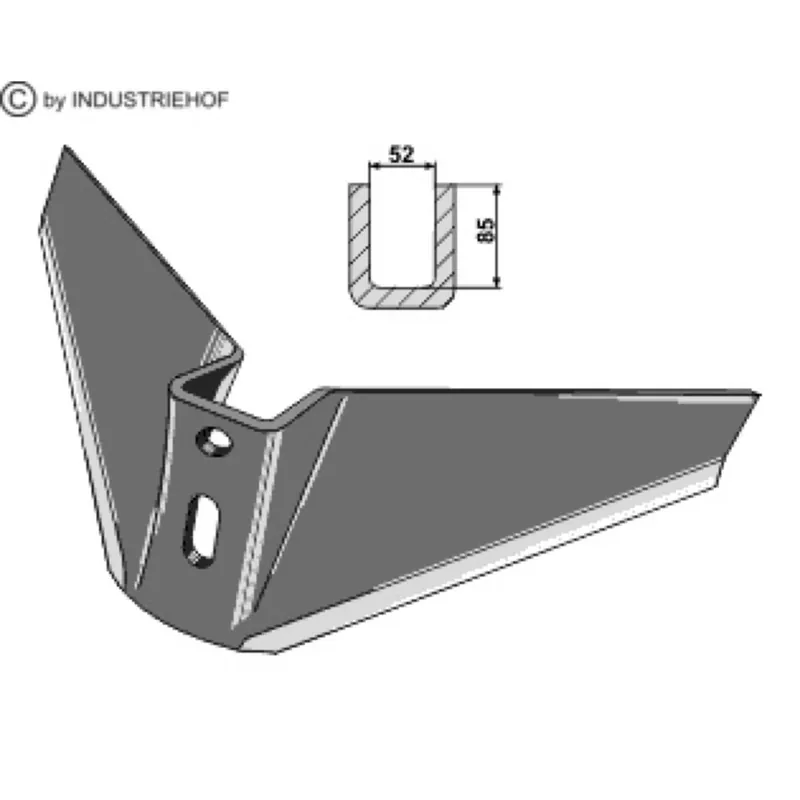 Aileron 02-005.800 déchaumeur à dents cultivateur multimarque Haute Qualité