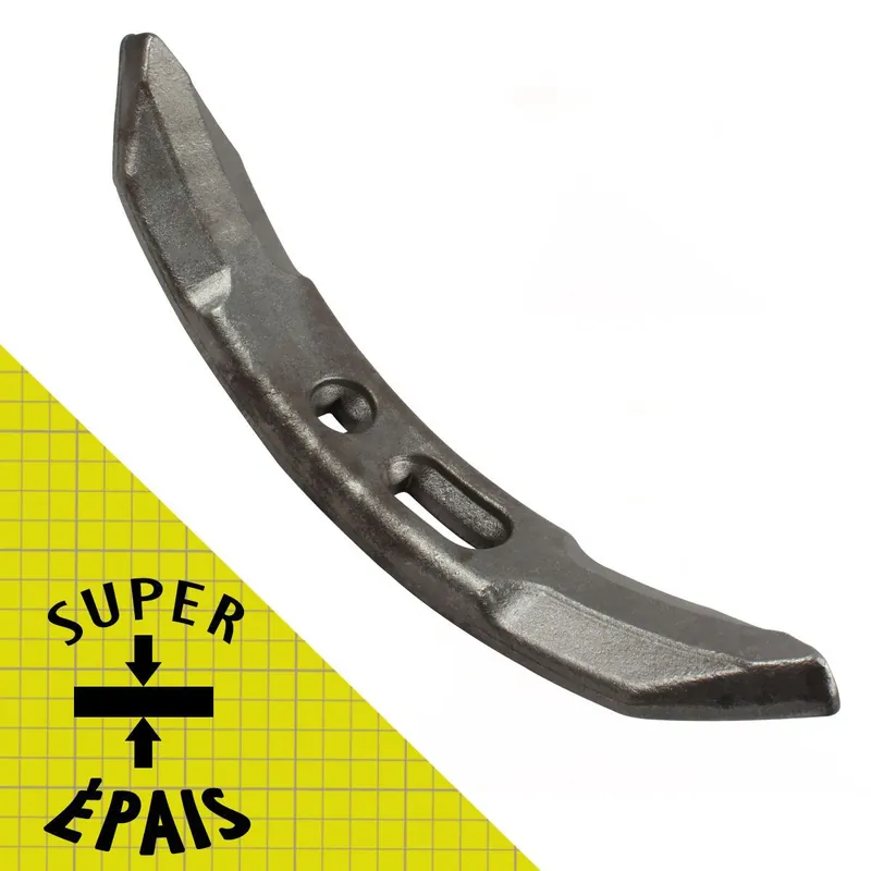 Soc chisel réversible auto-affutant cultivateur 370x55x15mm Prix Cassé