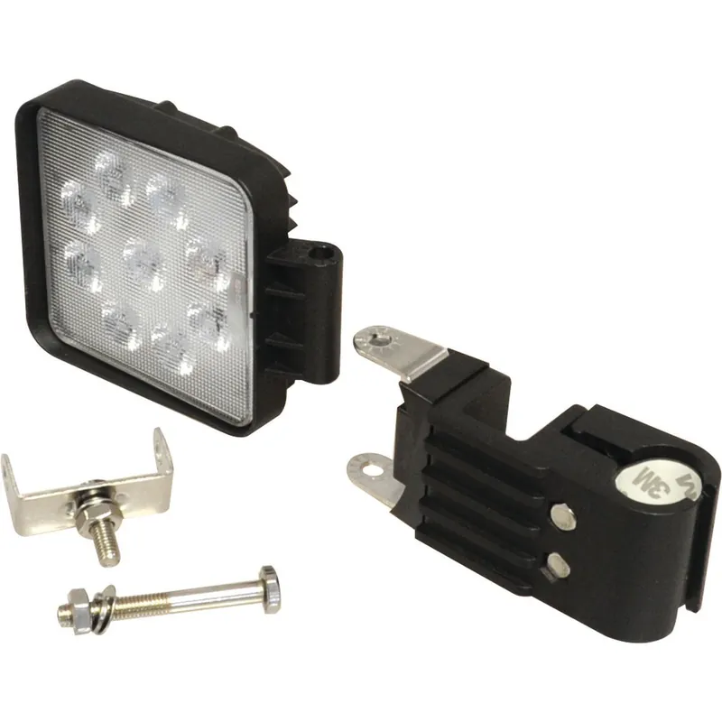 Meilleur Prix Phare travail LED carré 2500 lumens 80° avec support