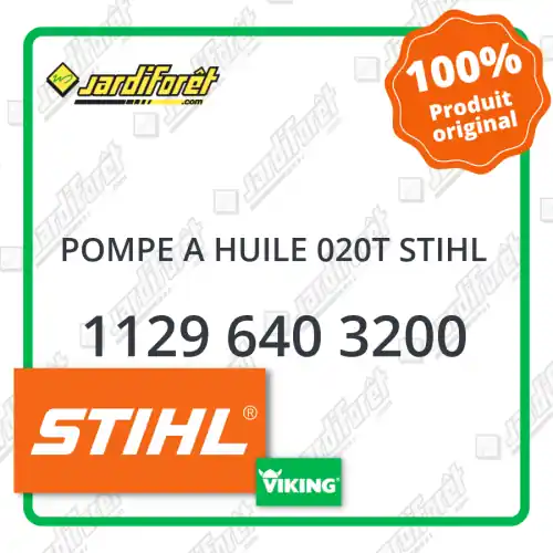 Offre Exclusive Pompe a huile 020t STIHL - 1129 640 3200