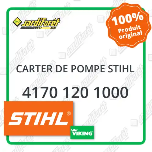 Carter de pompe STIHL - 4170 120 1000 Haute Qualité