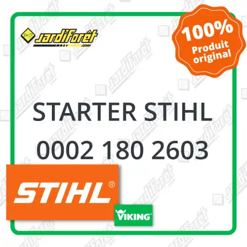 Starter STIHL - 0002 180 2603 Bon Plan