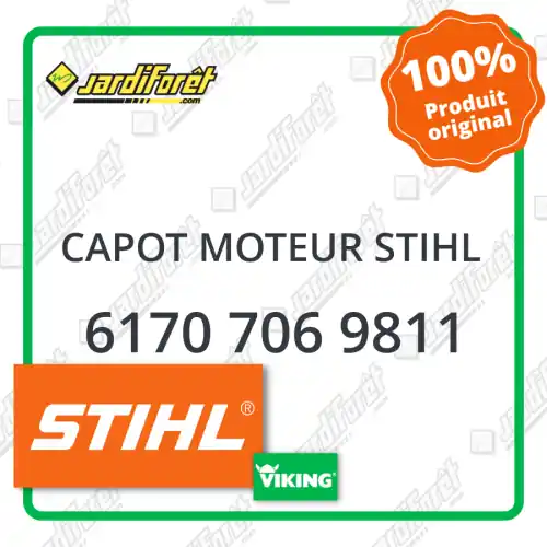 Populaire Capot moteur STIHL - 6170 706 9811