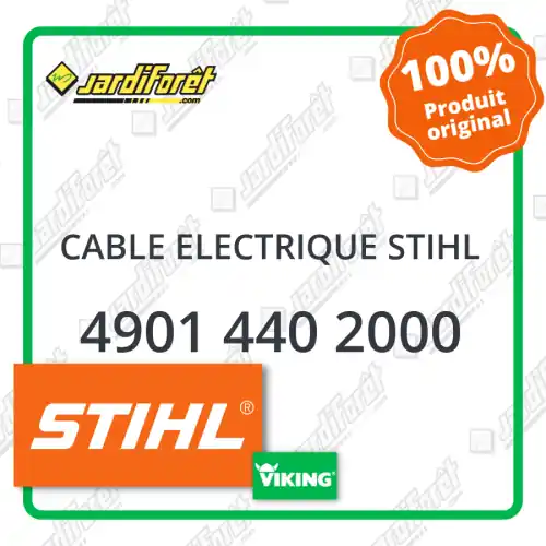 Cable electrique STIHL - 4901 440 2000 Haute Qualité