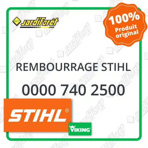 Rembourrage STIHL - 0000 740 2500 Solde