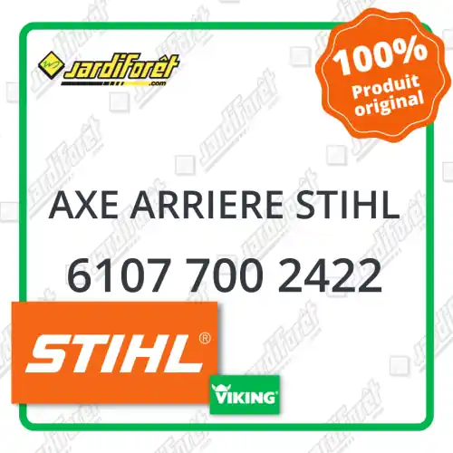 Axe arriere STIHL - 6107 700 2422 Offre Exclusive