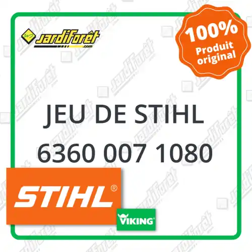 Prix Cassé Jeu de STIHL - 6360 007 1080