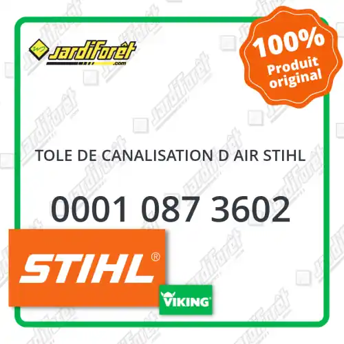 Dernière Chance Tole de canalisation d air STIHL - 0001 087 3602