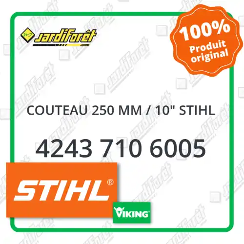 Achetez Aujourd'hui Couteau 250 mm / 10" STIHL - 4243 710 6005