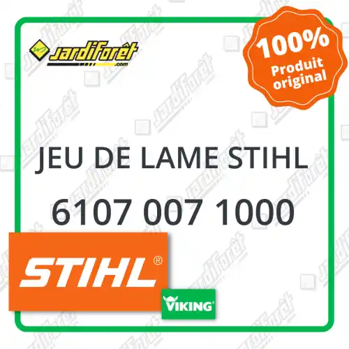 Commande En Gros Jeu de lame STIHL - 6107 007 1000