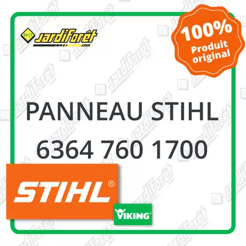 Panneau STIHL - 6364 760 1700 Réduction