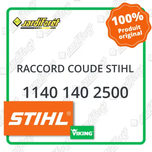 Commander Vite Raccord coude STIHL - 1140 140 2500