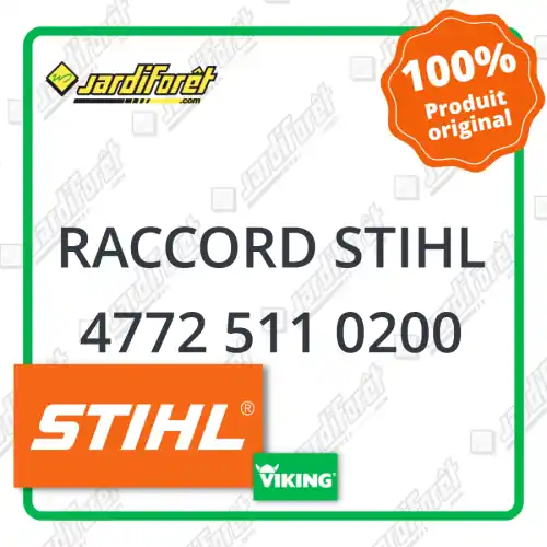 Pas Cher Raccord STIHL - 4772 511 0200