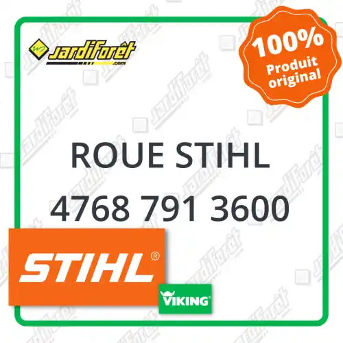 Roue STIHL - 4768 791 3600 Quantité Limitée