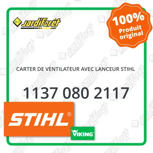 Usine Directe Carter de ventilateur avec lanceur STIHL - 1137 080 2117