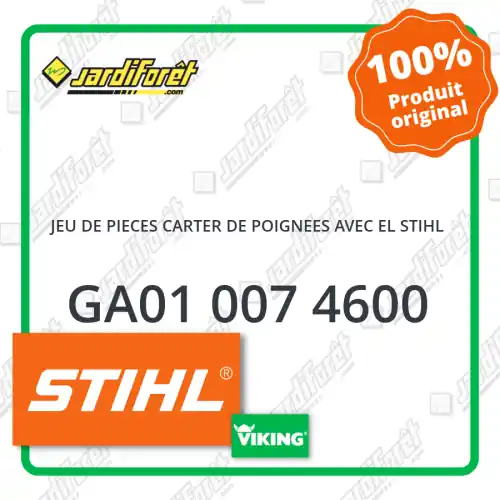 Meilleur Choix Jeu de pieces carter de poignees avec el STIHL - GA01 007 4600