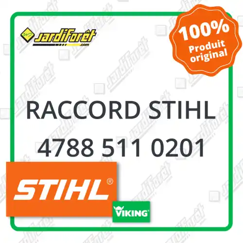 Raccord STIHL - 4788 511 0201 Offre Exclusive