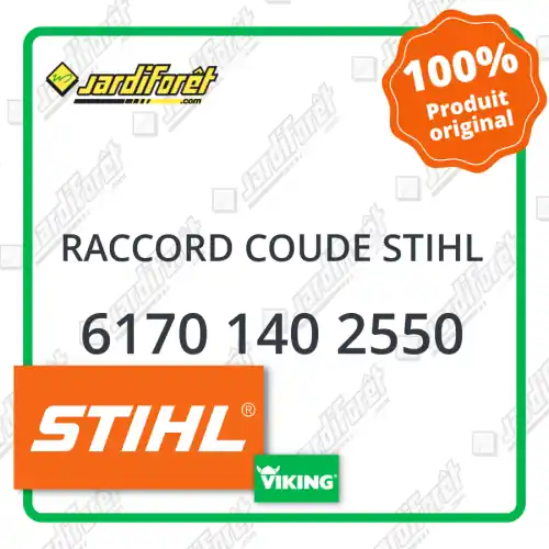 Raccord coude STIHL - 6170 140 2550 Expédition Rapide