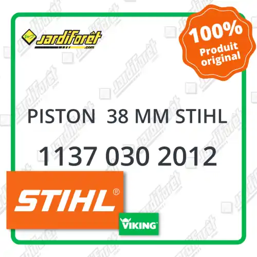 Piston 38 mm STIHL - 1137 030 2012 Vente Directe